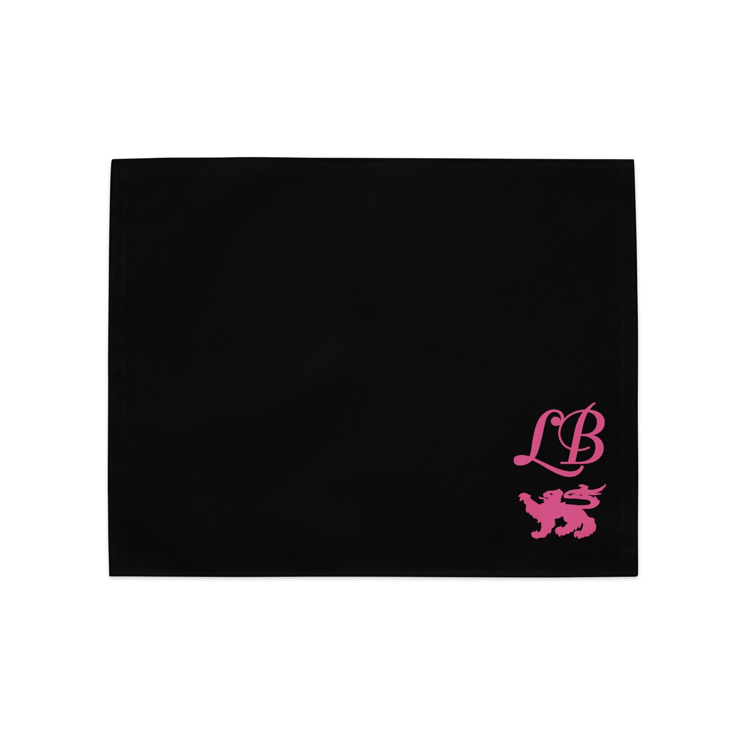 Lady Banneker Placemat Set (Black-Pink)