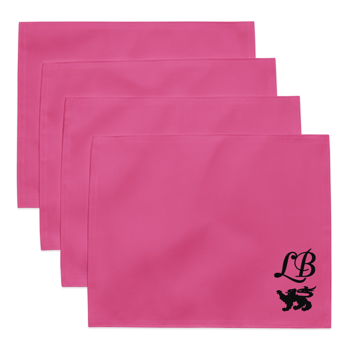 Lady Banneker Placemat Set (Pink-Black)