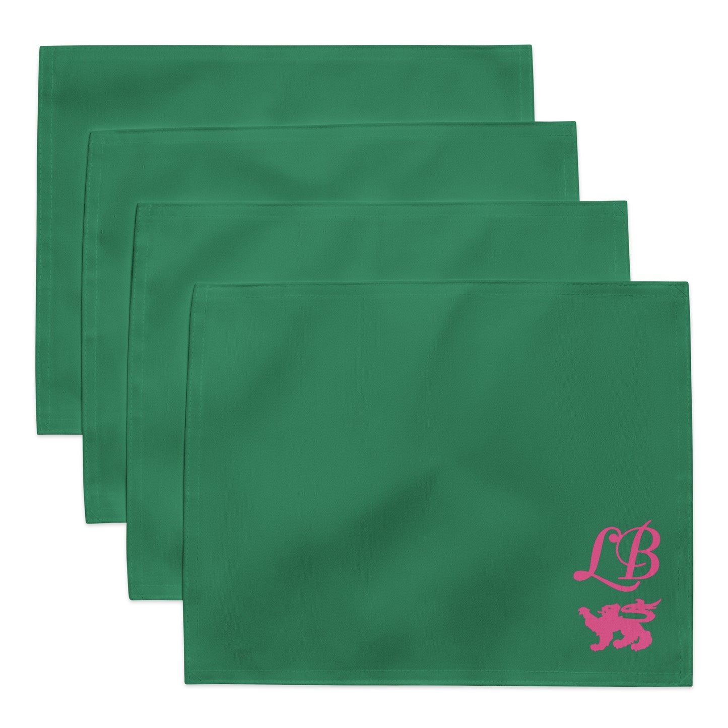 Lady Banneker Placemat Set (Green-Pink)