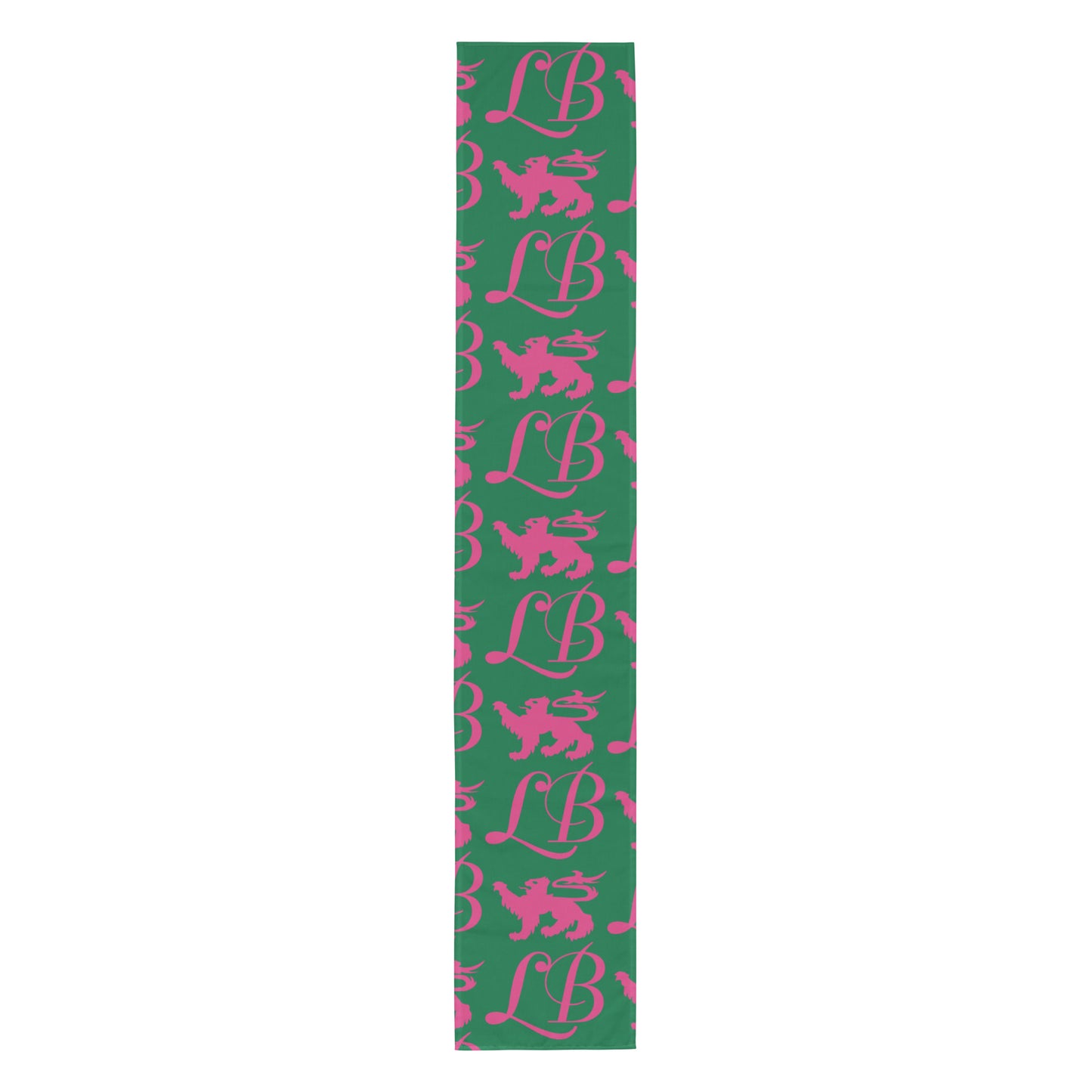 Lady Banneker Table Runner (Green-Pink)